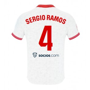 Sevilla Sergio Ramos #4 Hjemmebanetrøje 2023-24 Kort ærmer